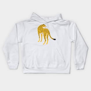 The Stare: Golden Leopard Edition | African Cheetah | Tropical Pop Art Kids Hoodie